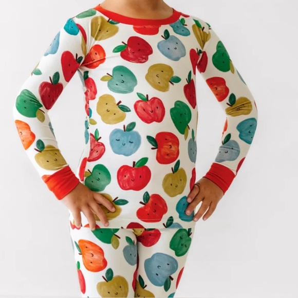 Little Sleepies APPLE OF MY EYE Two Piece Pajamas SIZE 16 NIB - Picture 1 of 3